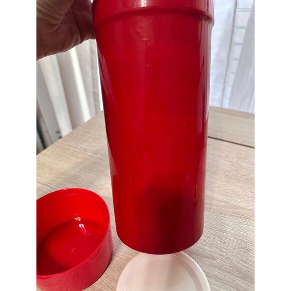 Marlboro Vintage Red & White Thermos Stacking Cups Travel Set - Picture 8 of 9